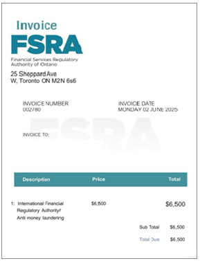 Fake Invoice