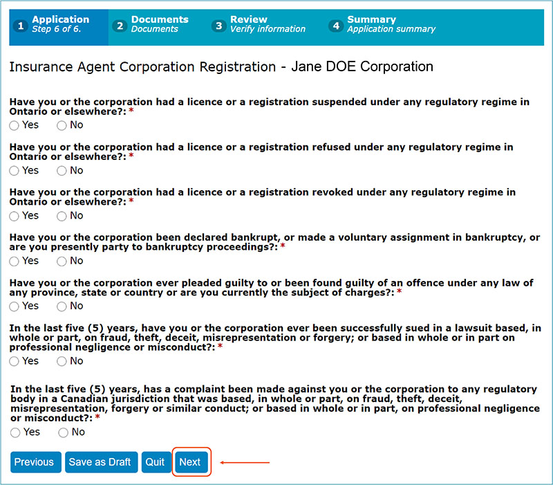 Providing information about the suitability of your business