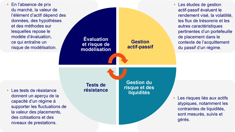 Pratiques de gestion du risque lié aux actifs atypiques des Régimes du secteur public